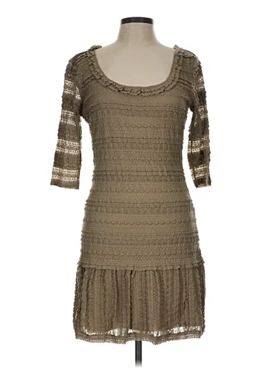 Pre-owned Max Studio Cocktail Dress In Tan