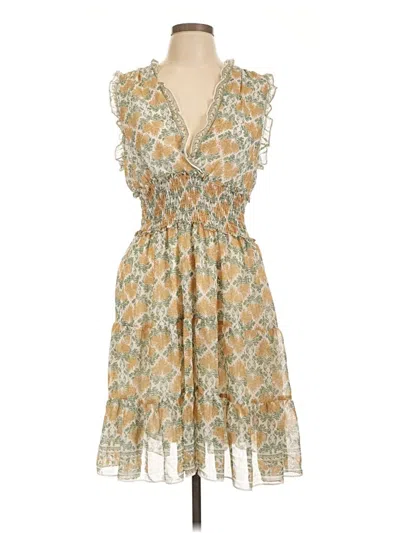 Pre-owned Max Studio Cocktail Dress In Tan