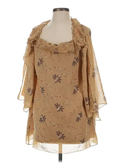 Pre-owned Max Studio Cocktail Dress In Tan