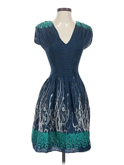 Pre-owned Max Studio Cocktail Dress In Teal