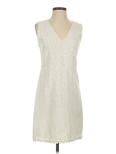 Pre-owned Max Studio Cocktail Dress In White