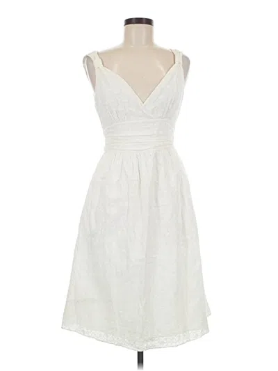 Pre-owned Max Studio Cocktail Dress In White