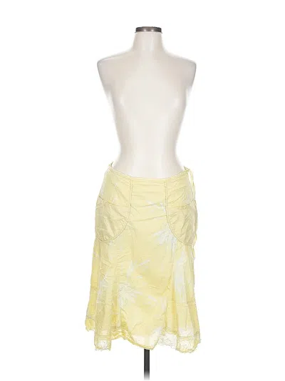 Pre-owned Max Studio Cocktail Dress In Yellow
