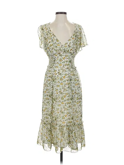 Pre-owned Max Studio Cocktail Dress In Yellow
