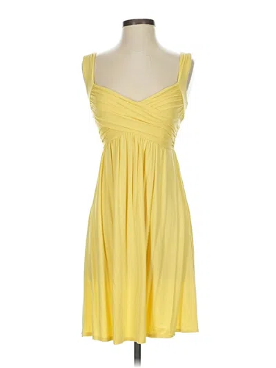 Pre-owned Max Studio Cocktail Dress In Yellow