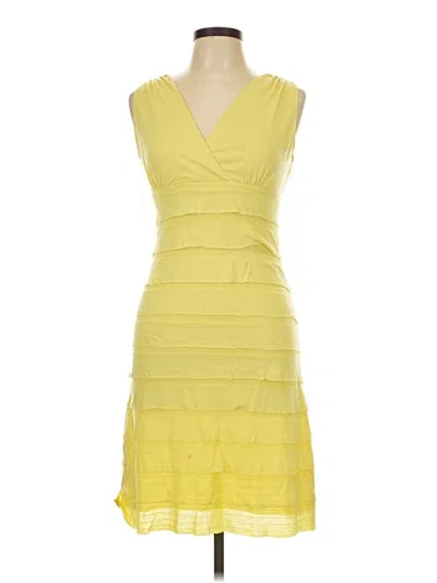 Pre-owned Max Studio Cocktail Dress In Yellow