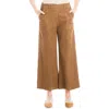 Max Studio Corduroy Crop Wide Leg Pants In Vicuna