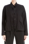Max Studio 2 Pocket Jacket In Black-black