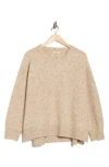 Max Studio Drop Shoulder Sweater In Brown