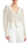 Max Studio Crochet Cardigan In Neutral