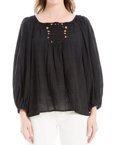 MAX STUDIO MAX STUDIO CROCHET NECK TOP