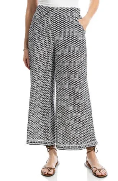 Max Studio Crop Wide Leg Crepe Pants