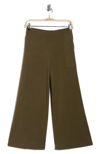 Max Studio Crop Wide Leg Pants