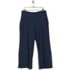 Max Studio Crop Wide Leg Pants In Blue