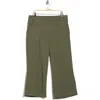 Max Studio Crop Wide Leg Pants In Green