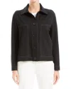 Max Studio Women's Solid Twill Knit Jacket