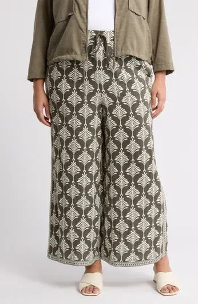 Max Studio Deco Wide Leg Pants