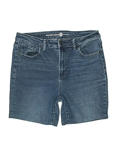 Pre-owned Max Studio Denim Shorts In Blue