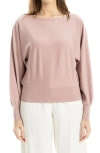 Max Studio Dolman Sleeve Sweater In Purple
