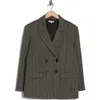 Max Studio Double Knit Blazer In Gray