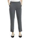 Max Studio Double Knit Pant In Gray