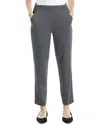 Max Studio Double Knit Pant In Gray