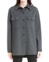 Max Studio Double Knit Shacket In Animal Print