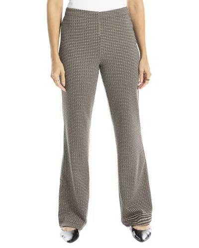 Max Studio Double Knit Slim Bootleg Pant In Brown