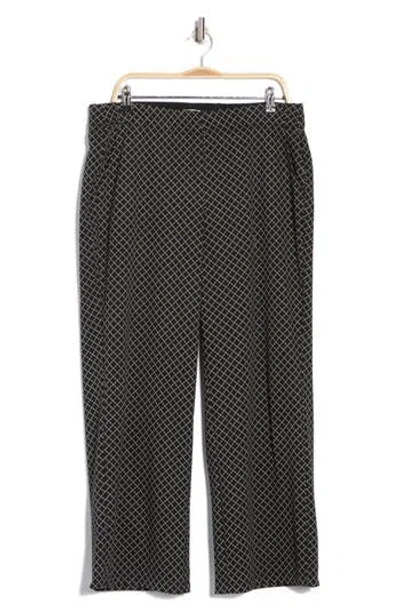 Max Studio Double Knit Wide Leg Pants In Gray