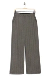 Max Studio Double Knit Wide Leg Pants In Gray