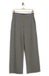 Max Studio Double Knit Wide Leg Pants In Gray