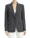 Max Studio Double Weave Linen-blend Jacket