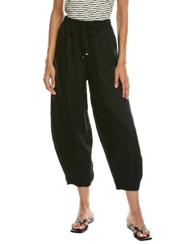 Max Studio Drawstring Lantern Pant In Black