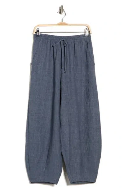 Max Studio Drawstring Lantern Pants In Multi