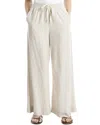 Max Studio Drawstring Linen-blend Pant In Neutral