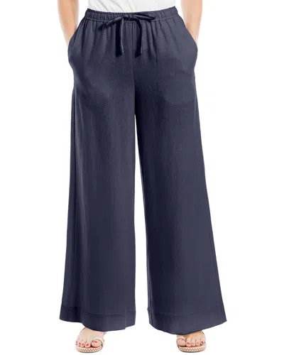 MAX STUDIO MAX STUDIO DRAWSTRING LINEN PANT