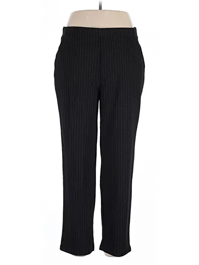 Pre-owned Max Studio Dress Pants In Black
