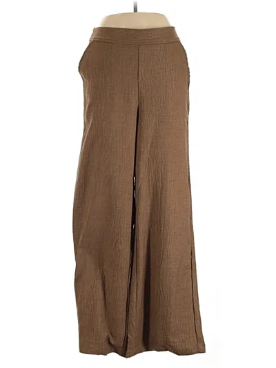 Pre-owned Max Studio Dress Pants In Brown
