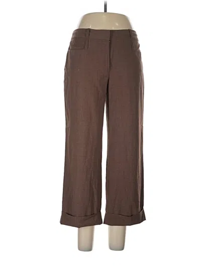 Pre-owned Max Studio Dress Pants In Brown