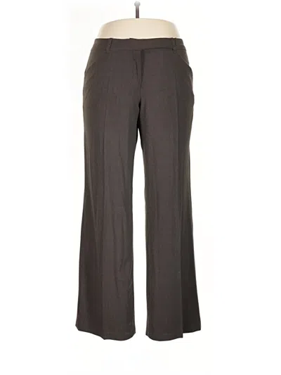 Pre-owned Max Studio Dress Pants In Gray