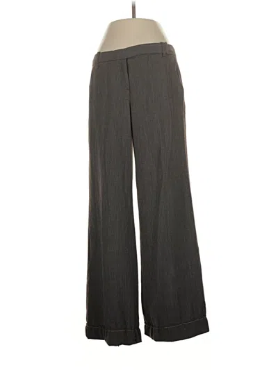 Pre-owned Max Studio Dress Pants In Gray
