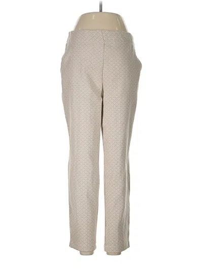 Pre-owned Max Studio Dress Pants In Ivory