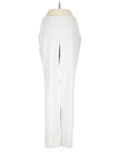 Pre-owned Max Studio Dress Pants In Ivory