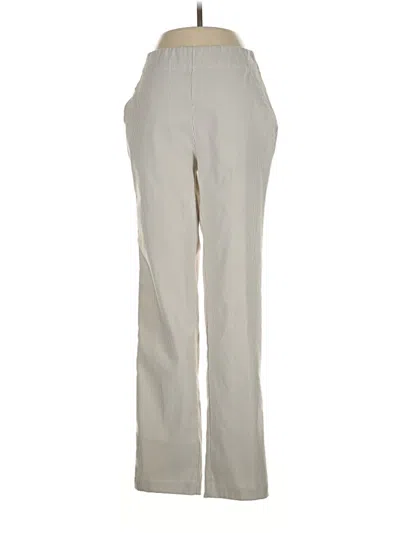 Pre-owned Max Studio Dress Pants In Ivory