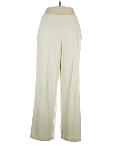 Pre-owned Max Studio Dress Pants In Ivory