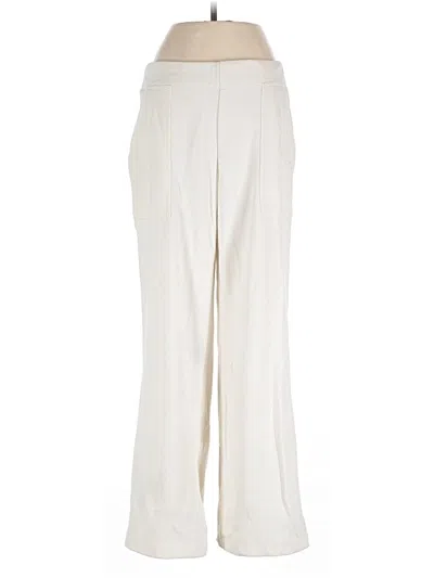 Pre-owned Max Studio Dress Pants In Ivory