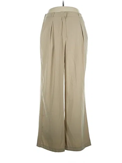 Pre-owned Max Studio Dress Pants In Tan