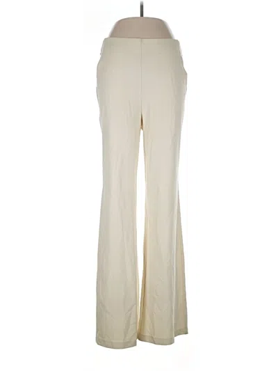 Pre-owned Max Studio Dress Pants In White