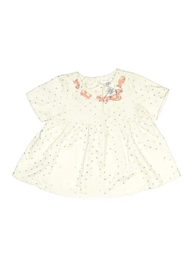 Pre-owned Max Studio Kids' Dress In White