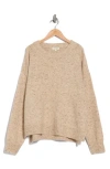 Max Studio Drop Shoulder Sweater In Brown